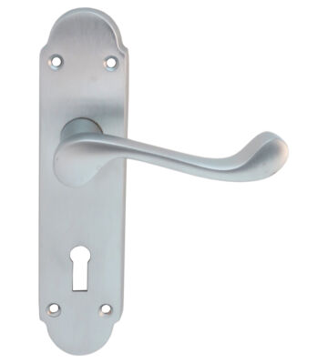 Carlisle Brass DL168SC Oakley Lever On Backplate – Lock 57mm C/C 170mm X 42mm – Pair