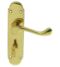 CARLISLE BRASS DL168WC/BP OAKLEY LEVER ON BACKPLATE - BATHROOM 57MM C/C - PAIR
