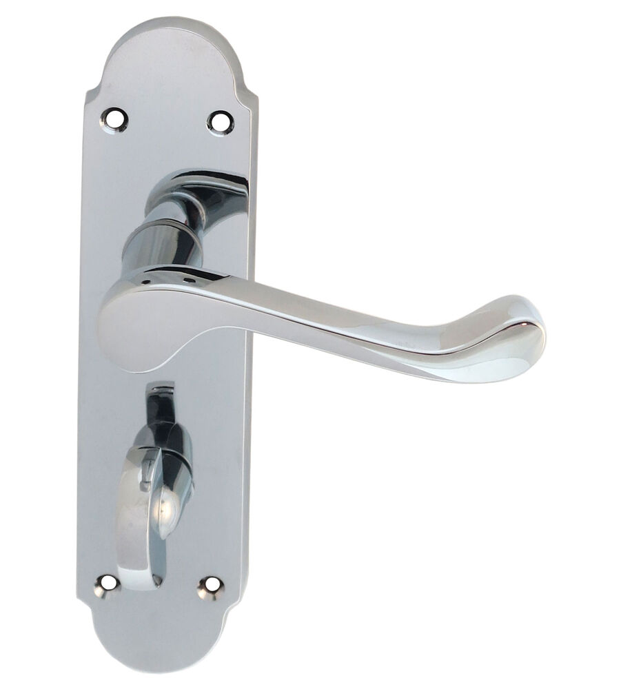 CARLISLE BRASS DL168WCCP OAKLEY LEVER ON BACKPLATE - BATHROOM 57MM C/C 170MM X 42MM - PAIR