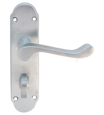 Carlisle Brass DL168WCSC Oakley Lever On Backplate – Bathroom 57mm C/C 170mm X 42mm – Pair