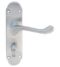 CARLISLE BRASS DL168WCSC/BP OAKLEY LEVER ON BACKPLATE - BATHROOM 57MM C/C - PAIR