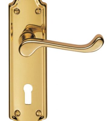 Carlisle Brass DL17/BP Ashtead Lever On Backplate – Lock 57mm C/C – Pair