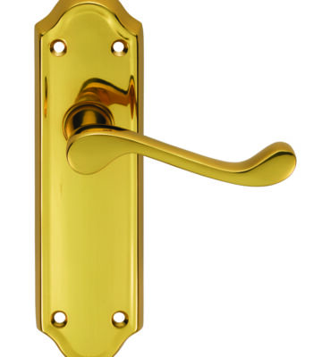 Carlisle Brass DL18 Ashtead Lever On Backplate – Latch 168mm X 48mm – Pair