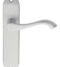 CARLISLE BRASS DL181SC ANDROS LEVER ON BACKPLATE - LATCH 180MM X 40MM - PAIR