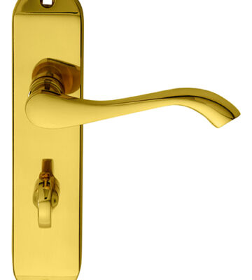 Carlisle Brass DL182 Andros Lever On Backplate – Bathroom 57mm C/C 180mm X 40mm – Pair