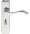 CARLISLE BRASS DL182CP ANDROS LEVER ON BACKPLATE - BATHROOM 57MM C/C 180MM X 40MM - PAIR