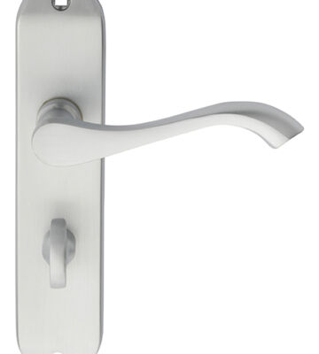 Carlisle Brass DL182SC Andros Lever On Backplate – Bathroom 57mm C/C 180mm X 40mm – Pair