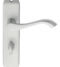 CARLISLE BRASS DL182SC ANDROS LEVER ON BACKPLATE - BATHROOM 57MM C/C 180MM X 40MM - PAIR