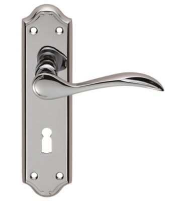 Carlisle Brass DL190CP Madrid Lever On Backplate – Lock 57mm C/C 180mm X 45mm – Pair