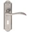 CARLISLE BRASS DL190SC MADRID LEVER ON BACKPLATE - LOCK 57MM C/C 180MM X 45MM - PAIR
