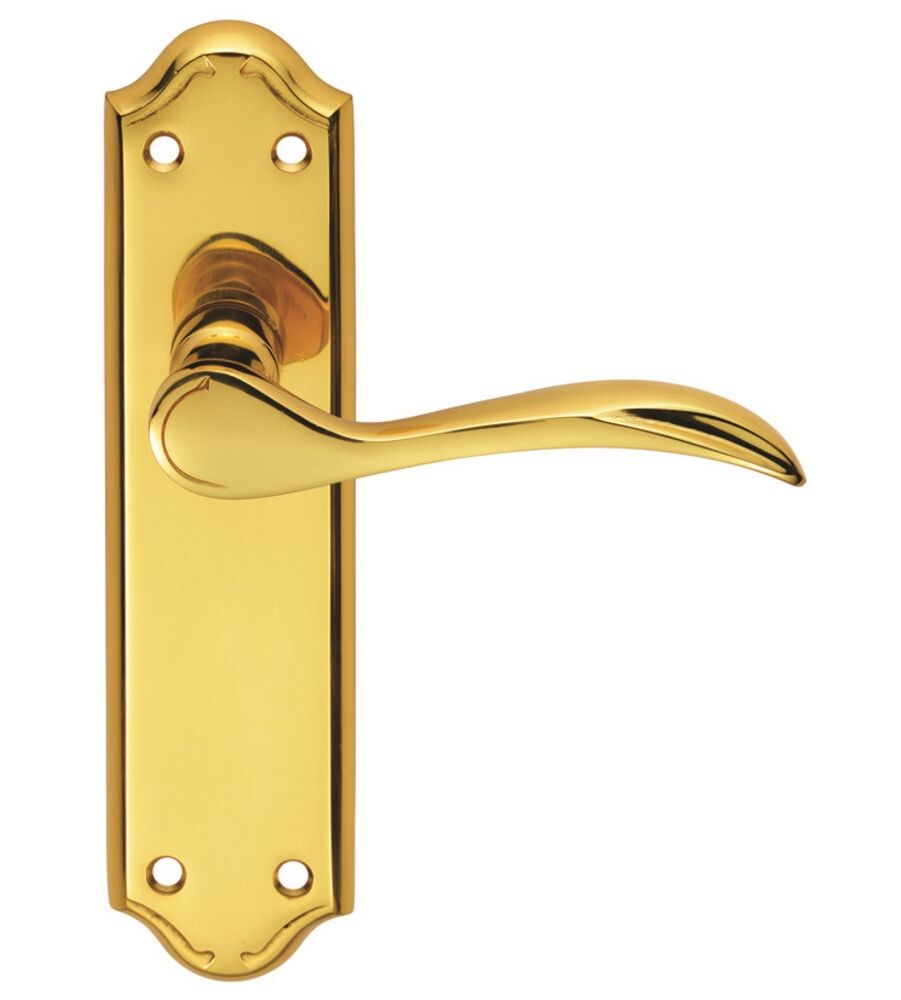 CARLISLE BRASS DL191 MADRID LEVER ON BACKPLATE - LATCH 180MM X 45MM - PAIR
