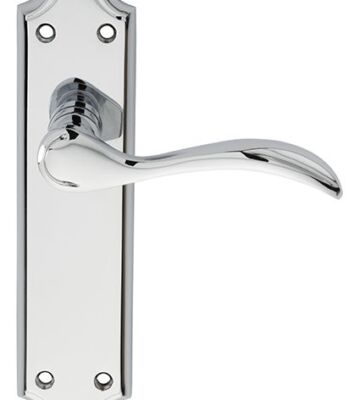 Carlisle Brass DL191CP/BP Madrid Lever On Backplate – Latch – Pair