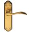 CARLISLE BRASS DL191FB MADRID LEVER ON BACKPLATE - LATCH 180MM X 45MM - PAIR
