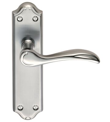Carlisle Brass DL191SC Madrid Lever On Backplate – Latch 180mm X 45mm – Pair