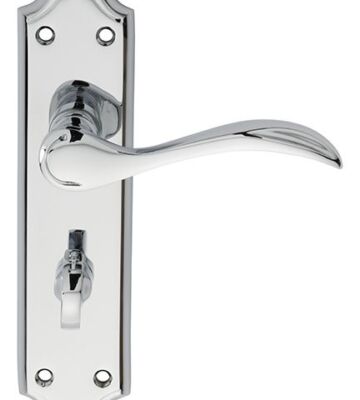 Carlisle Brass DL192CP/BP Madrid Lever On Backplate – Bathroom 57mm C/C – Pair