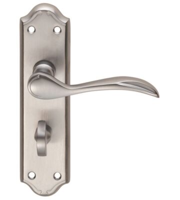 Carlisle Brass DL192SC Madrid Lever On Backplate – Bathroom 57mm C/C 180mm X 45mm – Pair