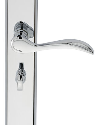 Carlisle Brass DL292CP Madrid Lever On Backplate – Bathroom 57mm C/C 242mm X 45mm – Pair