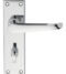 CARLISLE BRASS DL30WCCP ASCOT HEAVY VICTORIAN LEVER ON BACKPLATE - BATHROOM 57MM C/C 150MM X 43MM - PAIR
