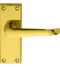 CARLISLE BRASS DL31 ASCOT HEAVY VICTORIAN LEVER ON BACKPLATE - LATCH 118MM X 43MM - PAIR