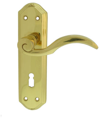 Carlisle Brass DL340 Wentworth Lever On Backplate – Lock 57mm C/C 180mm X 48mm – Pair