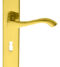 CARLISLE BRASS DL380 ANDROS LEVER ON BACKPLATE - LOCK 57MM C/C 242MM X 40MM - PAIR