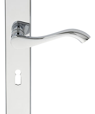 Carlisle Brass DL380CP Andros Lever On Backplate – Lock 57mm C/C 242mm X 40mm – Pair