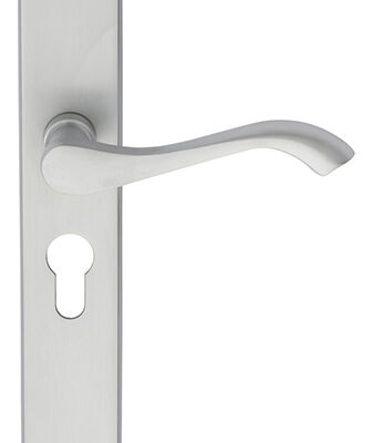 Carlisle Brass DL380YSC Andros Lever On Backplate – Lock Euro Profile 47.5mm C/C 242mm X 40mm – Pair