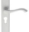 CARLISLE BRASS DL380YSC ANDROS LEVER ON BACKPLATE - LOCK EURO PROFILE 47.5MM C/C 242MM X 40MM - PAIR