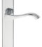 CARLISLE BRASS DL381CP ANDROS LEVER ON BACKPLATE - LATCH 242MM X 40MM - PAIR