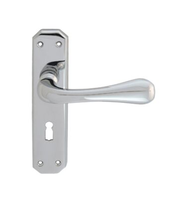 Carlisle Brass DL410CP Eden Lever On Backplate – Lock 57mm C/C 180mm X 40mm – Pair