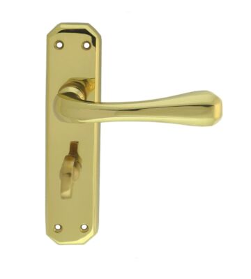 Carlisle Brass DL412 Eden Lever On Backplate – Bathroom 57mm C/C 180mm X 40mm – Pair