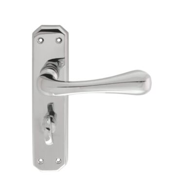 Carlisle Brass DL412CP Eden Lever On Backplate – Bathroom 57mm C/C 180mm X 40mm – Pair