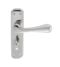 CARLISLE BRASS DL412CP EDEN LEVER ON BACKPLATE - BATHROOM 57MM C/C 180MM X 40MM - PAIR
