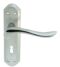 CARLISLE BRASS DL450SCCP/BP LYTHAM - LEVER LOCK FURNITURE - PAIR