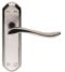 CARLISLE BRASS DL451SCCP LYTHAM - LEVER LATCH SATIN CHROME FACE POLISHED CHROME LEVER AND EDGES 180 X 48 - PAIR