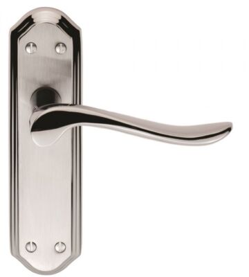 Carlisle Brass DL451SCCP/BP Lytham Lever On Backplate – Latch – Pair