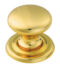 CARLISLE BRASS DL47A FTD VICTORIAN KNOB 25MM 30 ( 25 )