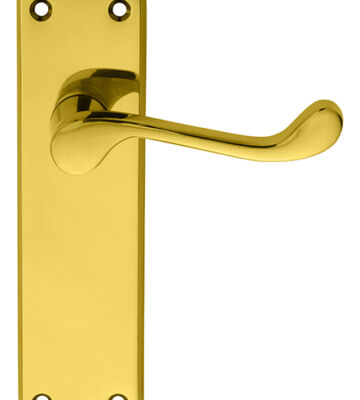 Carlisle Brass DL54S Victorian Scroll Lever On Backplate – Latch Sweedor Plate 150mm X 43mm – Pair