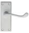 CARLISLE BRASS DL55SC VICTORIAN SCROLL LEVER ON BACKPLATE - LATCH 118MM X 43MM - PAIR