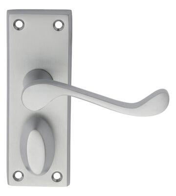 Carlisle Brass DL55WCSC Victorian Scroll Lever On Backplate – Privacy 118mm X 43mm – Pair