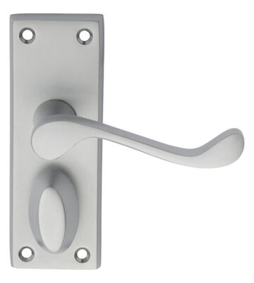 Carlisle Brass DL55WCSC Victorian Scroll Lever On Backplate – Privacy 118mm X 43mm – Pair