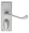 CARLISLE BRASS DL55WCSC VICTORIAN SCROLL LEVER ON BACKPLATE - PRIVACY 118MM X 43MM - PAIR