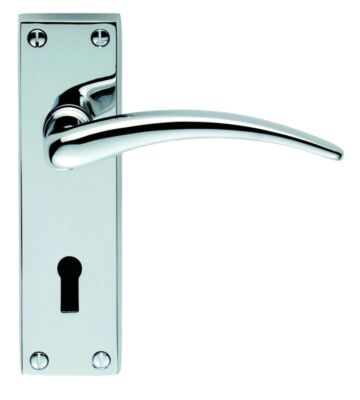 Carlisle Brass DL64CP Wing Lever On Backplate – Lock 57mm C/C