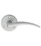 CARLISLE BRASS DL66SC LEVER ON ROUND ROSE 57MM - PAIR
