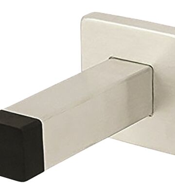 Carlisle Brass DSW1415SSS Steelworx Square Skirting Door Stop On 52x8mm Rose 52 X 8