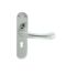 CARLISLE BRASS EL11CP IBRA LEVER ON BACKPLATE - LOCK 57MM C/C CRO (POLISHED CHROME) 185MM X 40MM - PAIR