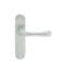 CARLISLE BRASS EL12SC IBRA LEVER ON BACKPLATE - LATCH CSA (SATIN CHROME) 185MM X 40MM - PAIR