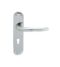 CARLISLE BRASS EL31CP LILLA LEVER ON BACKPLATE - LOCK 57MM C/C CRO (POLISHED CHROME) 185MM X 40MM - PAIR
