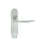 CARLISLE BRASS EL32SC LILLA LEVER ON BACKPLATE - LATCH CSA (SATIN CHROME) 185MM X 40MM - PAIR