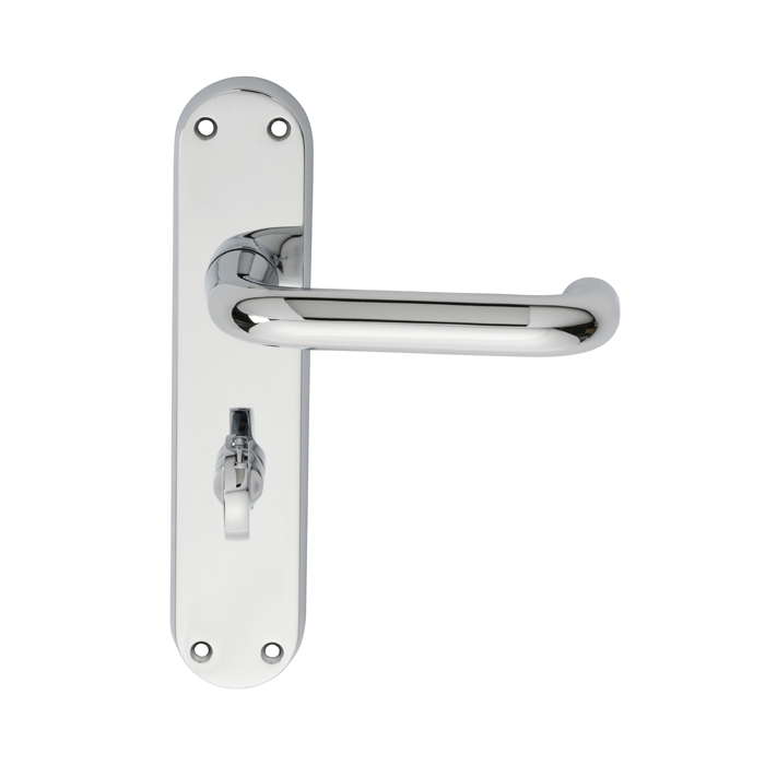 Sasso Lever On Backplate Bathroom 57MM Door Handles In Various Finishes 